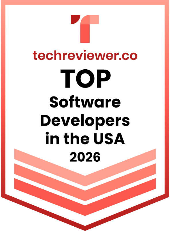 Techreviewer.co Top Software Developers in the USA 2026 badge