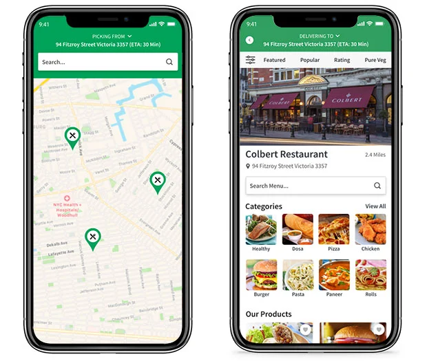 food delivery app